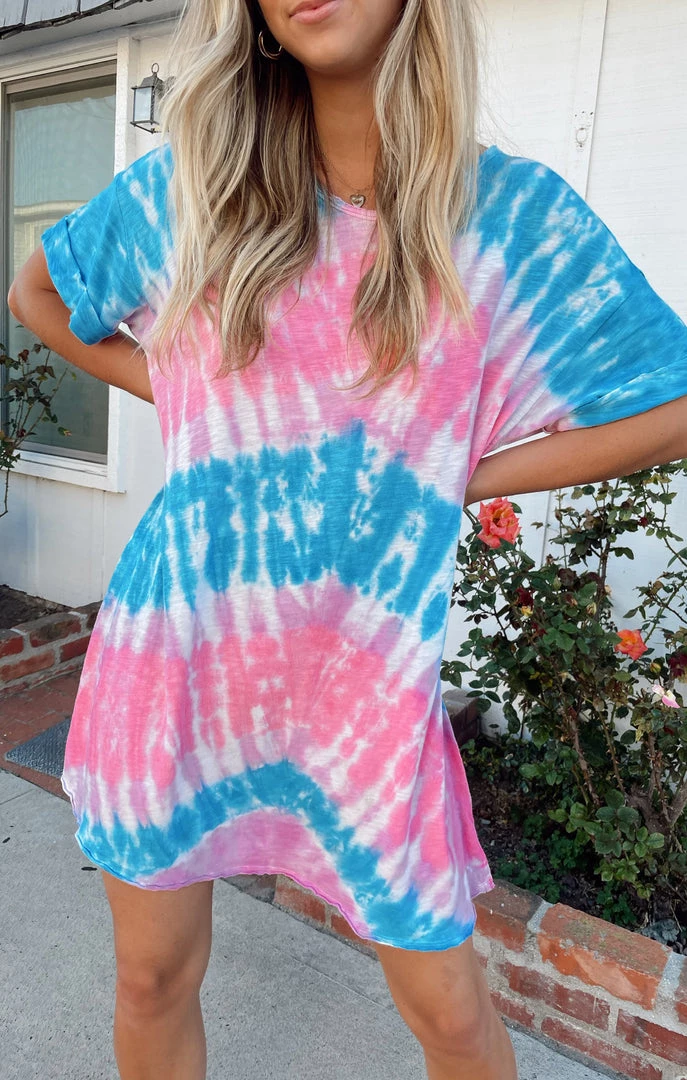Show Me Your Mumu Dresses Dylan Tshirt Dress ~ Cotton Candy Tie Dye 11 Show Me Your Mumu Dresses Dylan Tshirt Dress ~ Cotton Candy Tie Dye