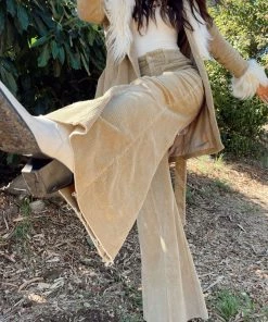 Show Me Your Mumu Ashbury Wide Leg ~ Beige Corduroy