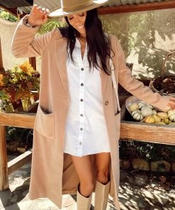 Show Me Your Mumu Allure Shirt Dress ~ White Poplin New Mu