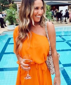 Show Me Your Mumu Trish Dress ~ Orange Sunrise New Mu