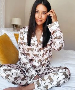 Show Me Your Mumu New Mu Classic PJ Set ~ Pink Catwalk Cheetah 13 Show Me Your Mumu New Mu Classic PJ Set ~ Pink Catwalk Cheetah