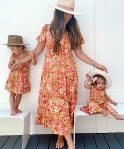 Show Me Your Mumu Linds Midi Dress ~ Pretty Poppy New Mu