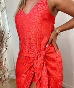 Show Me Your Mumu Hampton Wrap Dress ~ Red Silky Cheetah New Mu 8 Show Me Your Mumu Hampton Wrap Dress ~ Red Silky Cheetah New Mu
