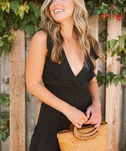 Show Me Your Mumu Adella Mini Dress ~ Black New Mu