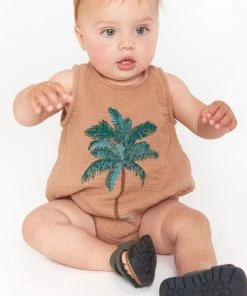 Show Me Your Mumu Theo Onesie ~ Palm Graphic Clothes
