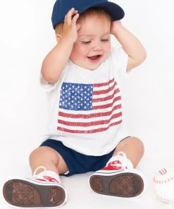 Show Me Your Mumu Mini Cooper Tee ~ American Flag Graphic