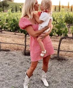 Show Me Your Mumu Bixby Mini Dress ~ Strawberry Gingham 15 Show Me Your Mumu Bixby Mini Dress ~ Strawberry Gingham