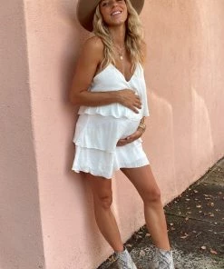 Show Me Your Mumu New Mu Suarez Ruffle Dress ~ Snow Cheetah Silky