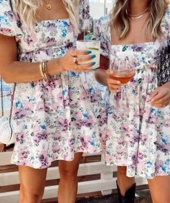 Show Me Your Mumu Smitten Babydoll Dress ~ Violet Rose New Mu