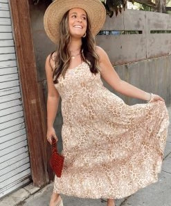 Show Me Your Mumu Caroline Maxi Dress ~ Sandy Cheetah