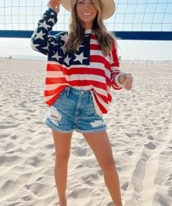 Show Me Your Mumu Bradley Sweater ~ Patriot Knit 17 Show Me Your Mumu Bradley Sweater ~ Patriot Knit