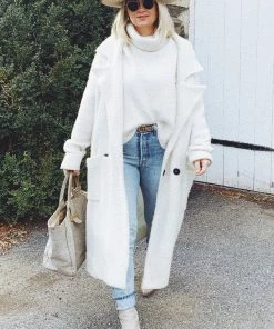 Show Me Your Mumu New Mu Melrose Sweater Jacket ~ Cream Knit