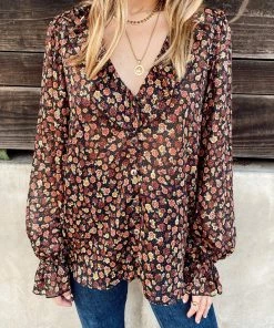 Show Me Your Mumu Bren Blouse ~ Midnight Floral New Mu 15 Show Me Your Mumu Bren Blouse ~ Midnight Floral New Mu