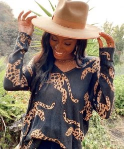 Show Me Your Mumu Hug Me Sweater ~ Mucci Cat Knit Sweaters