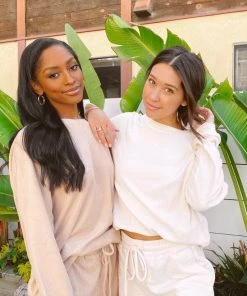 Show Me Your Mumu Sittin Around Set ~ Cream Terry Tops