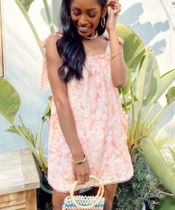 Show Me Your Mumu Dresses Sunshine Dress ~ Pink Majestic Palm