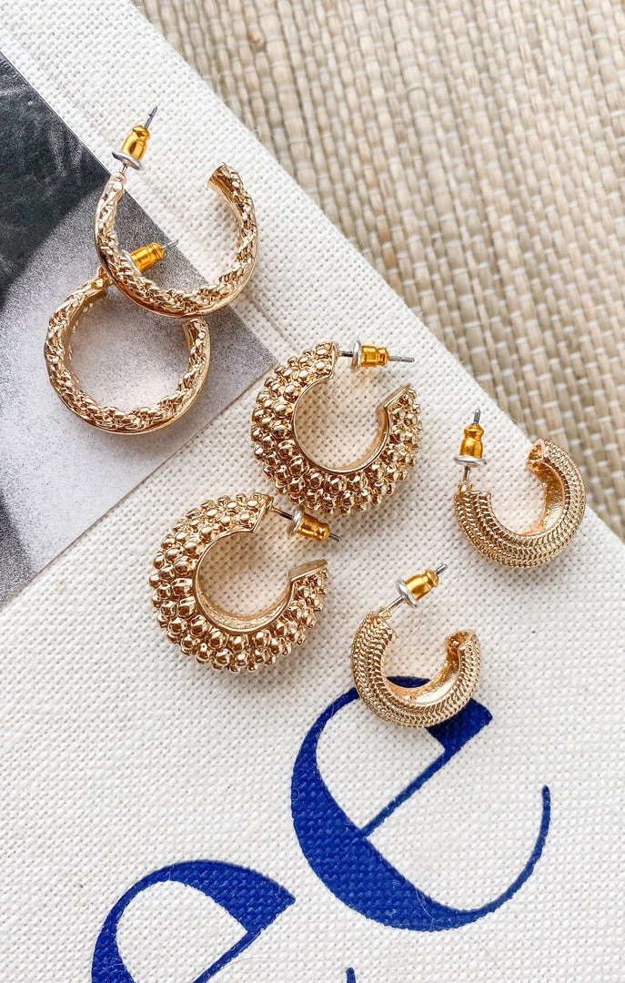 Show Me Your Mumu Charlee Hoop Set ~ Gold New Mu 3 Show Me Your Mumu Charlee Hoop Set ~ Gold New Mu