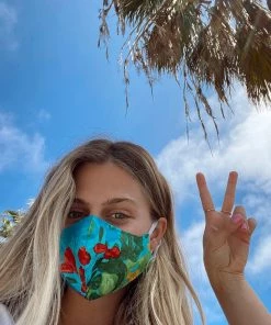 Show Me Your Mumu Selvins Masks ~ Brushstroke Floral