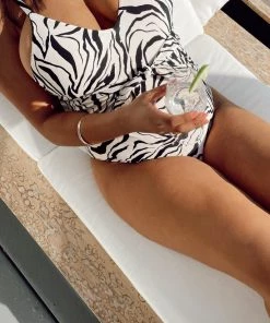 Show Me Your Mumu New Mu Malibu One Piece ~ Coconut Zebra