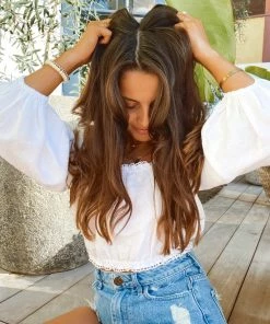 Show Me Your Mumu Claudia Crop Top ~ White Linen 13 Show Me Your Mumu Claudia Crop Top ~ White Linen