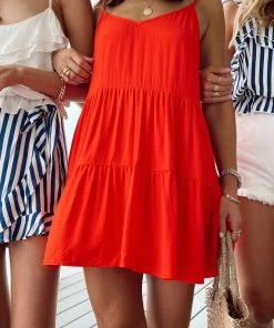 Show Me Your Mumu Caroline Mini Dress ~ Fire Red 11 Show Me Your Mumu Caroline Mini Dress ~ Fire Red