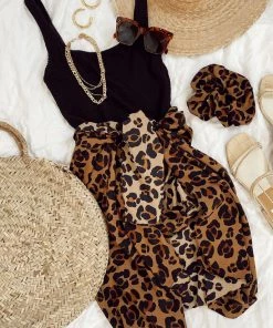 Show Me Your Mumu New Mu Kiran Sarong ~ Caramel Cheetah