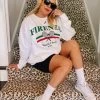 Show Me Your Mumu Italy Sweatshirt ~ Firenze Social Club Graphic New Mu