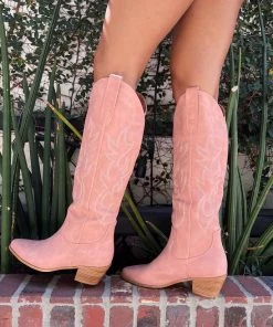 Show Me Your Mumu Billini Urson Cowboy Boots ~ Pink