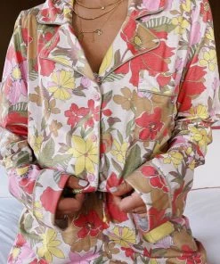 Show Me Your Mumu Favorite PJ Set ~ Far Out Floral Knit