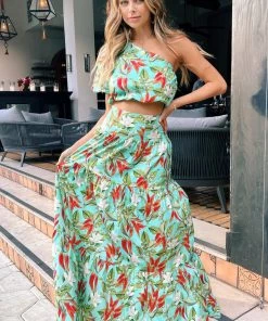 Show Me Your Mumu New Mu Melody Maxi Skirt ~ Spicy Peppers