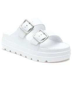 Show Me Your Mumu J Slides Simply Eva Pool Slide ~ White New Mu