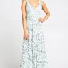 Show Me Your Mumu Dresses Jenn Maxi Dress ~ Lovers Lace Silver Sage