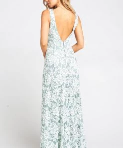 Show Me Your Mumu Dresses Jenn Maxi Dress ~ Lovers Lace Silver Sage 11 Show Me Your Mumu Dresses Jenn Maxi Dress ~ Lovers Lace Silver Sage
