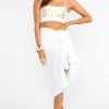 Show Me Your Mumu New Mu Kiran Sarong ~ Ripple Gauze White