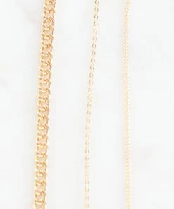 Show Me Your Mumu Layered Chain Necklace ~ Gold