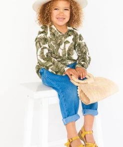 Show Me Your Mumu Clothes Mini Arroyo Sweater ~ Green Majestic Palm Knit