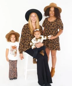 Show Me Your Mumu Mini Arroyo Sweater ~ Tossed Leopard Knit