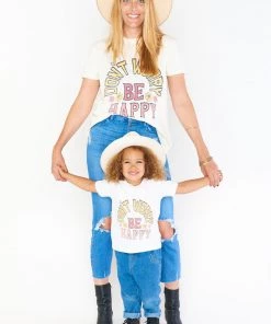 Show Me Your Mumu Clothes Wolfie Tee ~ Be Happy Graphic