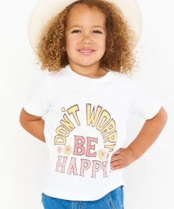 Show Me Your Mumu Clothes Wolfie Tee ~ Be Happy Graphic