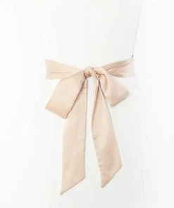 Show Me Your Mumu Bridesmaid Sash ~ Champagne Luxe Satin