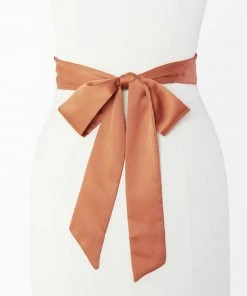 Show Me Your Mumu Bridesmaid Sash ~ Copper Luxe Satin Bridesmaids Dresses