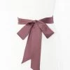 Show Me Your Mumu Bridesmaid Sash ~ Dusty Plum Luxe Satin Bridesmaids Dresses
