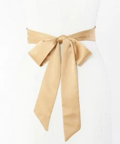 Show Me Your Mumu Bridesmaids Dresses Bridesmaid Sash ~ True Gold Luxe Satin