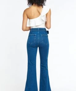 Show Me Your Mumu Farrah Trouser Flare ~ Braided True Blue