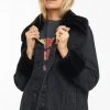 Show Me Your Mumu Denver Denim Jacket ~ Washed Black With Faux Fur