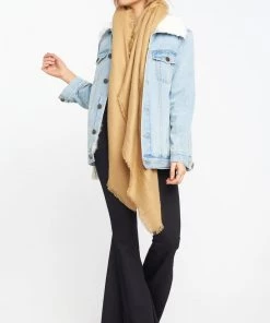 Show Me Your Mumu Durado Denim Jacket ~ Blue Rain With Faux Fur