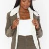 Show Me Your Mumu Durado Jacket ~ Evergreen Corduroy Faux Sherpa 2 Show Me Your Mumu Durado Jacket ~ Evergreen Corduroy Faux Sherpa