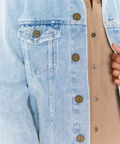 Show Me Your Mumu Dover Denim Jacket ~ Cloud Cover New Mu