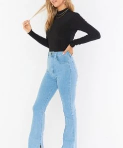 Show Me Your Mumu Nashville Slim Flare ~ Easy Indigo