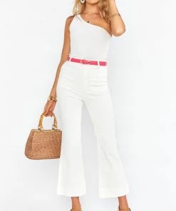 Show Me Your Mumu Cropped Farrah Trouser ~ Pearly White New Mu